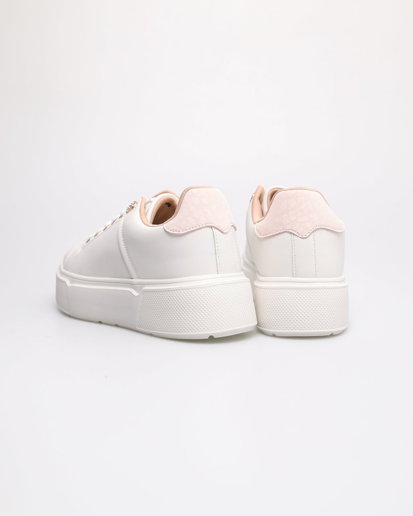 YX207 Ladies Blush Accent Platform Sneakers