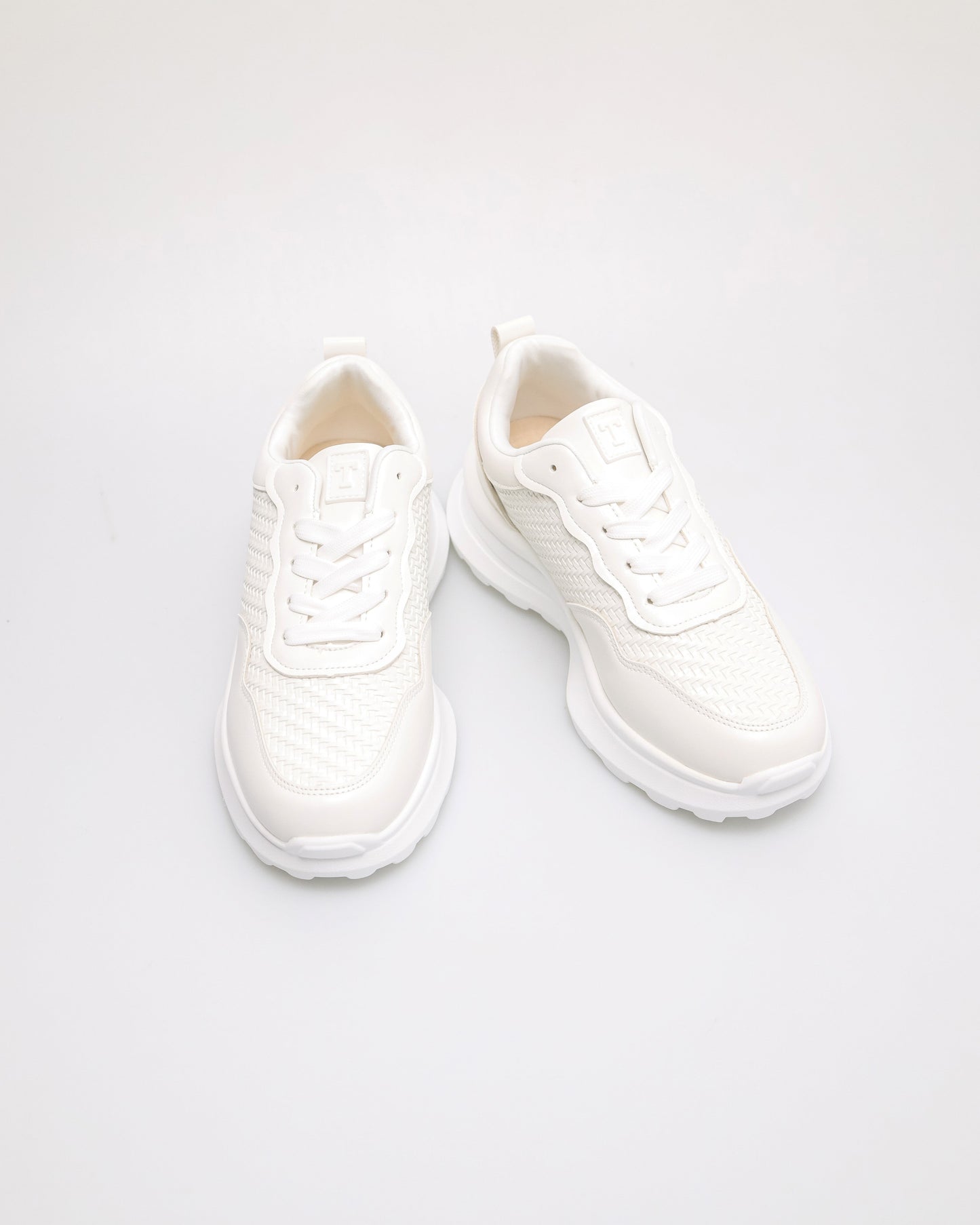 Tomaz YX208 Ladies Woven Lace up Sneakers