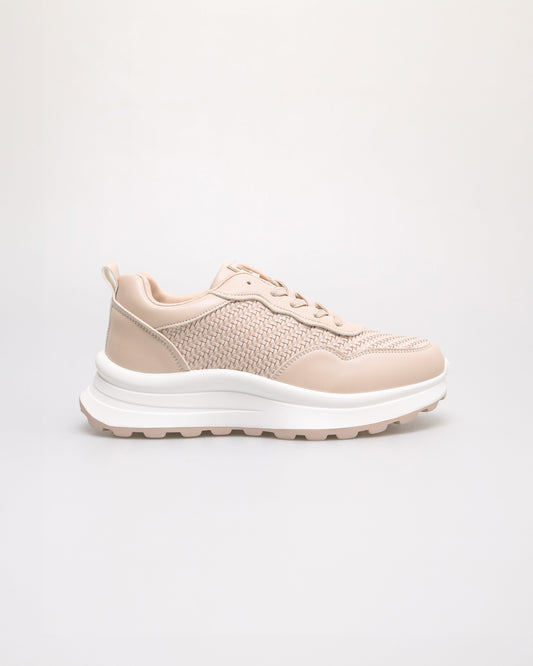 Tomaz YX208 Ladies Woven Lace up Sneakers
